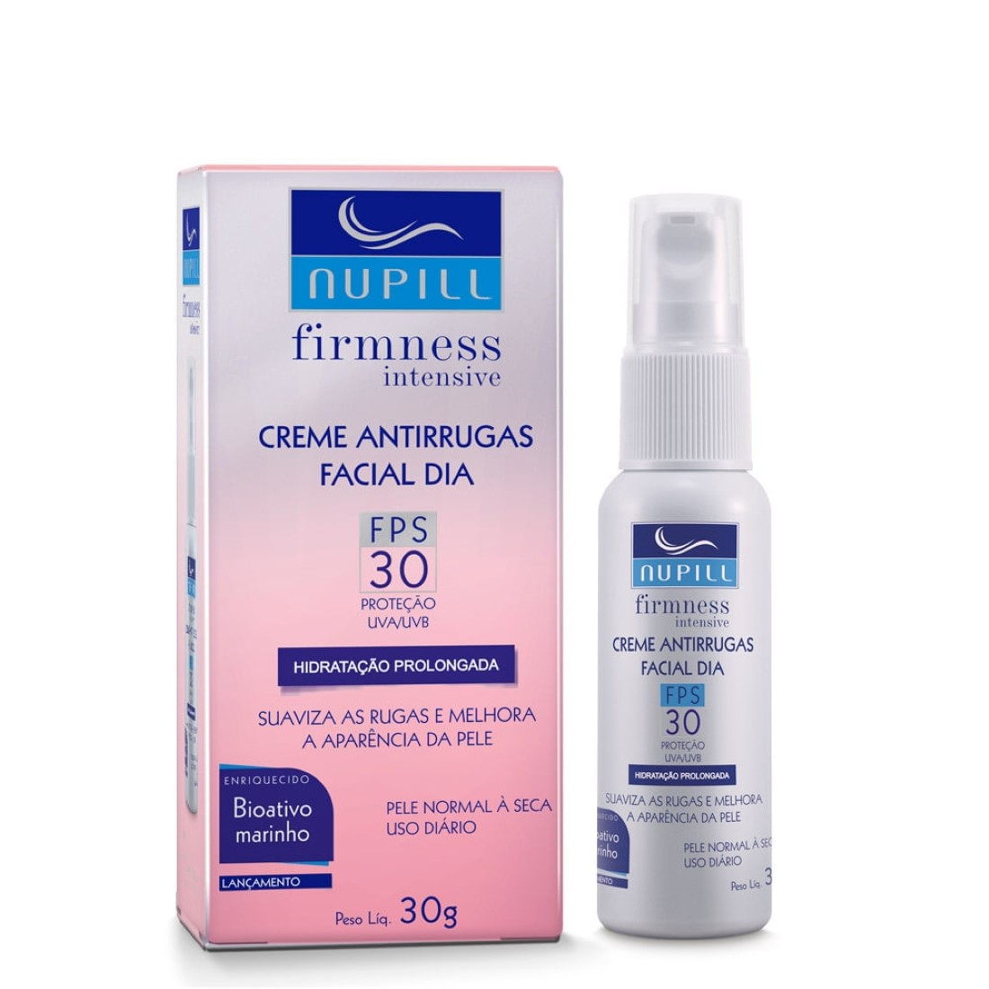 Creme Antirrugas Facial Dia FPS 30 Firmness Intensive 30g - Nupill