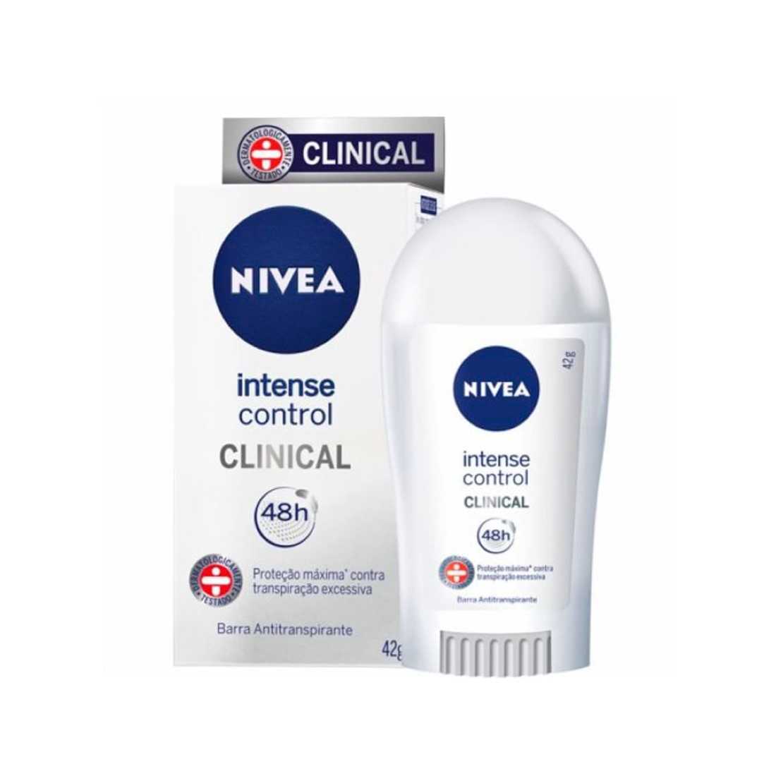 Desodorante em Barra Antitranspirante Intense Control Clinical 48h - Nivea