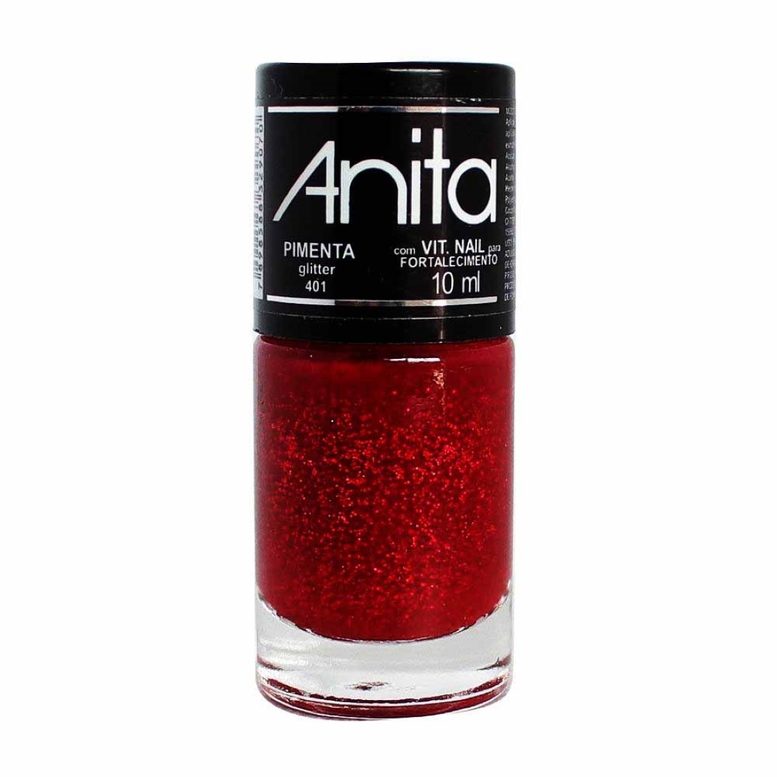 Esmalte Glitter Pimenta 10ml - Anita