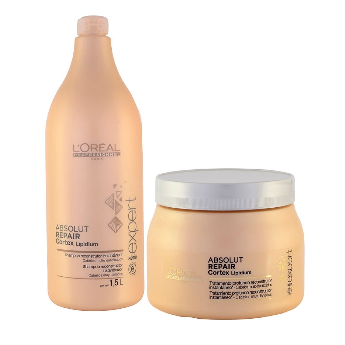 Kit Absolut Repair Cortex Shampoo 1,5L + Máscara 500g - L'oréal Professionnel