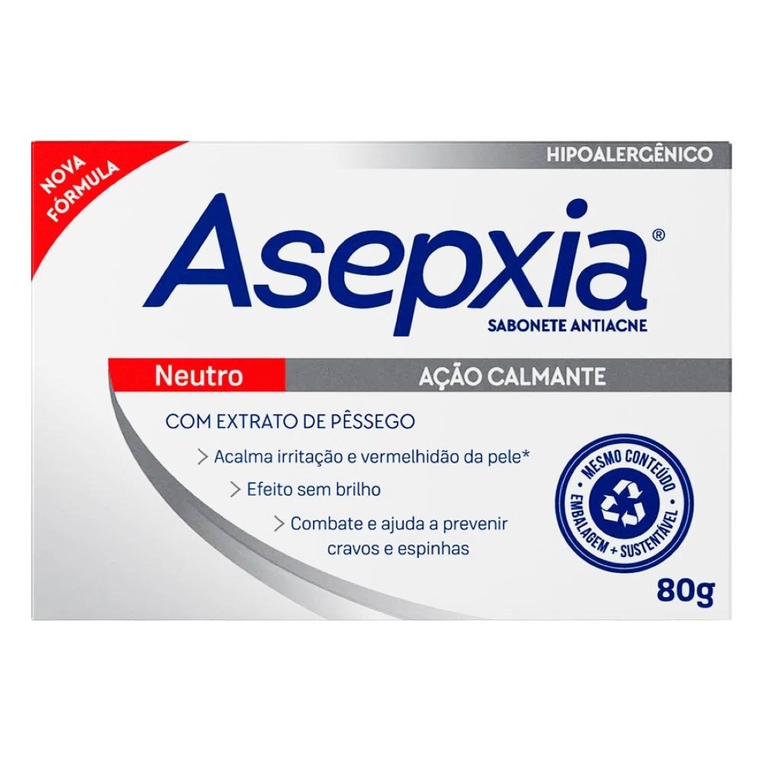 Sabonete Neutro 80g - Asepxia