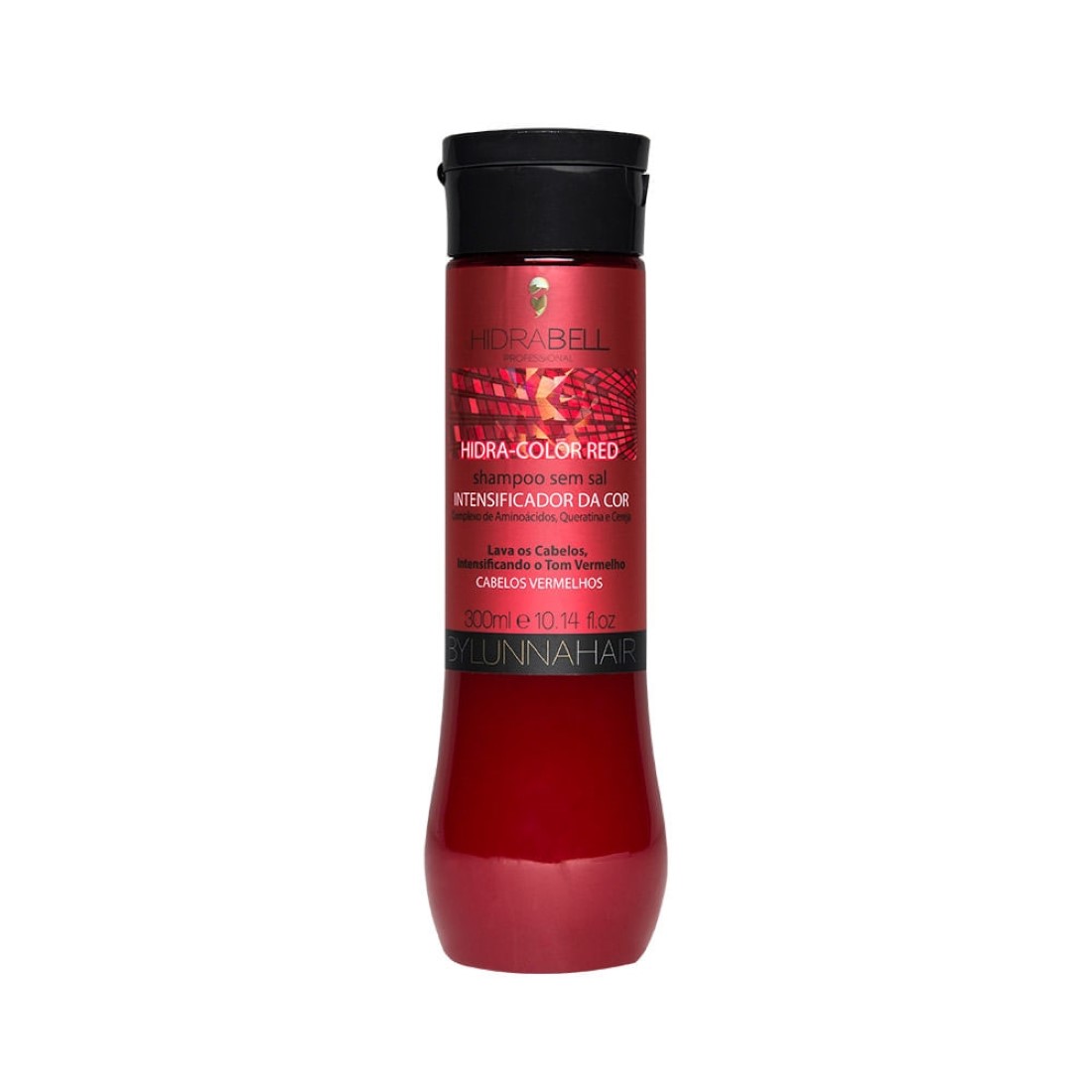 Shampoo Intensificador da Cor Hidra Color Red 300ml - Hidrabell
