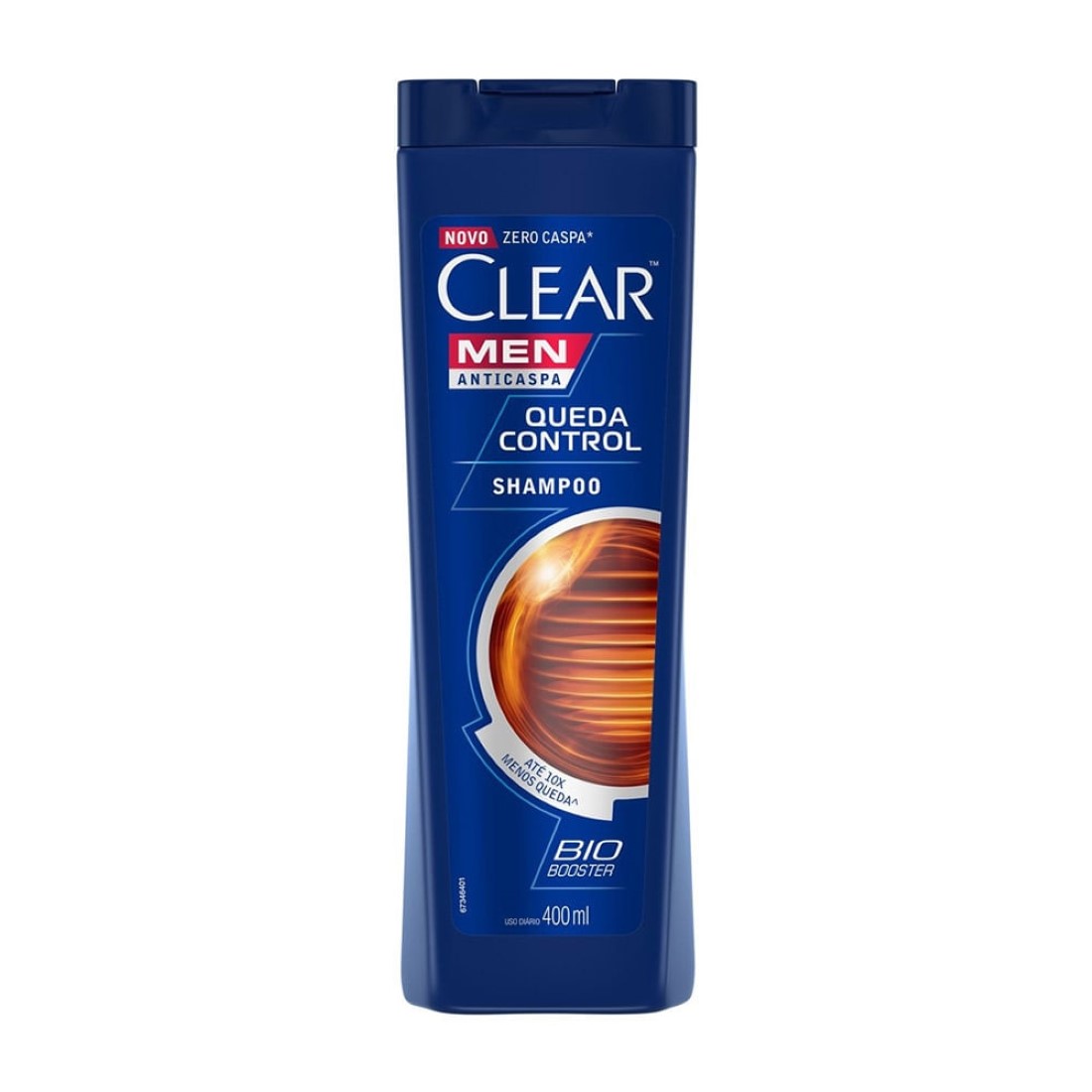 Shampoo Men Anticaspa Queda Control 400ml - Clear