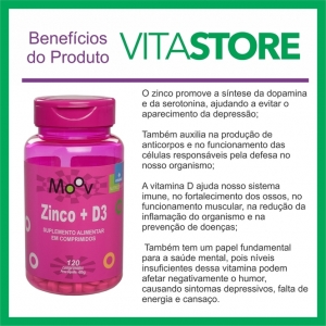 12 Zinco + Vitamina D P/ Saúde Mental E Imunidade 1440 Comp
