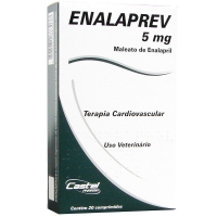 Enalaprev 5 mg 20 Comprimidos Para Cães Cepav