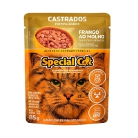 Kit 12 Sachês Special Cat Castrado Sabor Frango ao Molho
