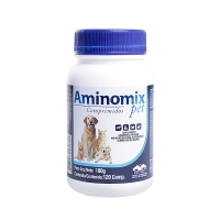 Suplemento Vitaminico Aminomix Pet 120 Comprimidos  Vetnil 180g