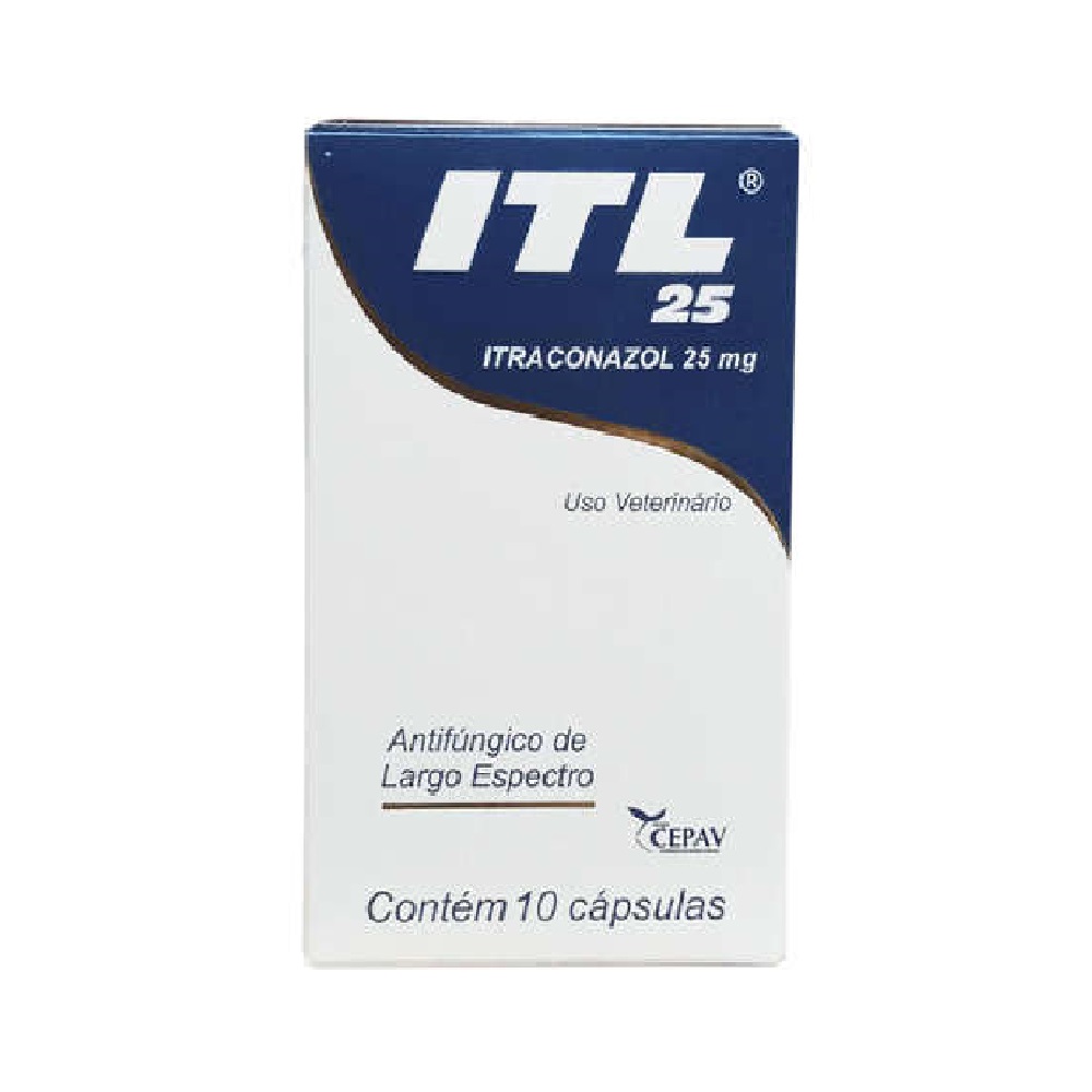 ITL 25 Itraconazol 25 mg 10 Cápsulas Cepav
