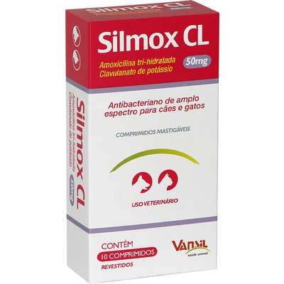 Silmox CL 50 mg - 10 Comprimidos