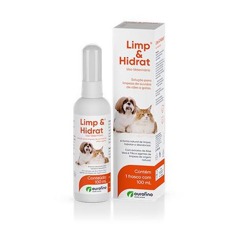 Solução Para Limpeza de Ouvidos Limp e Hidrat em Cães e Gatos - 100 ml