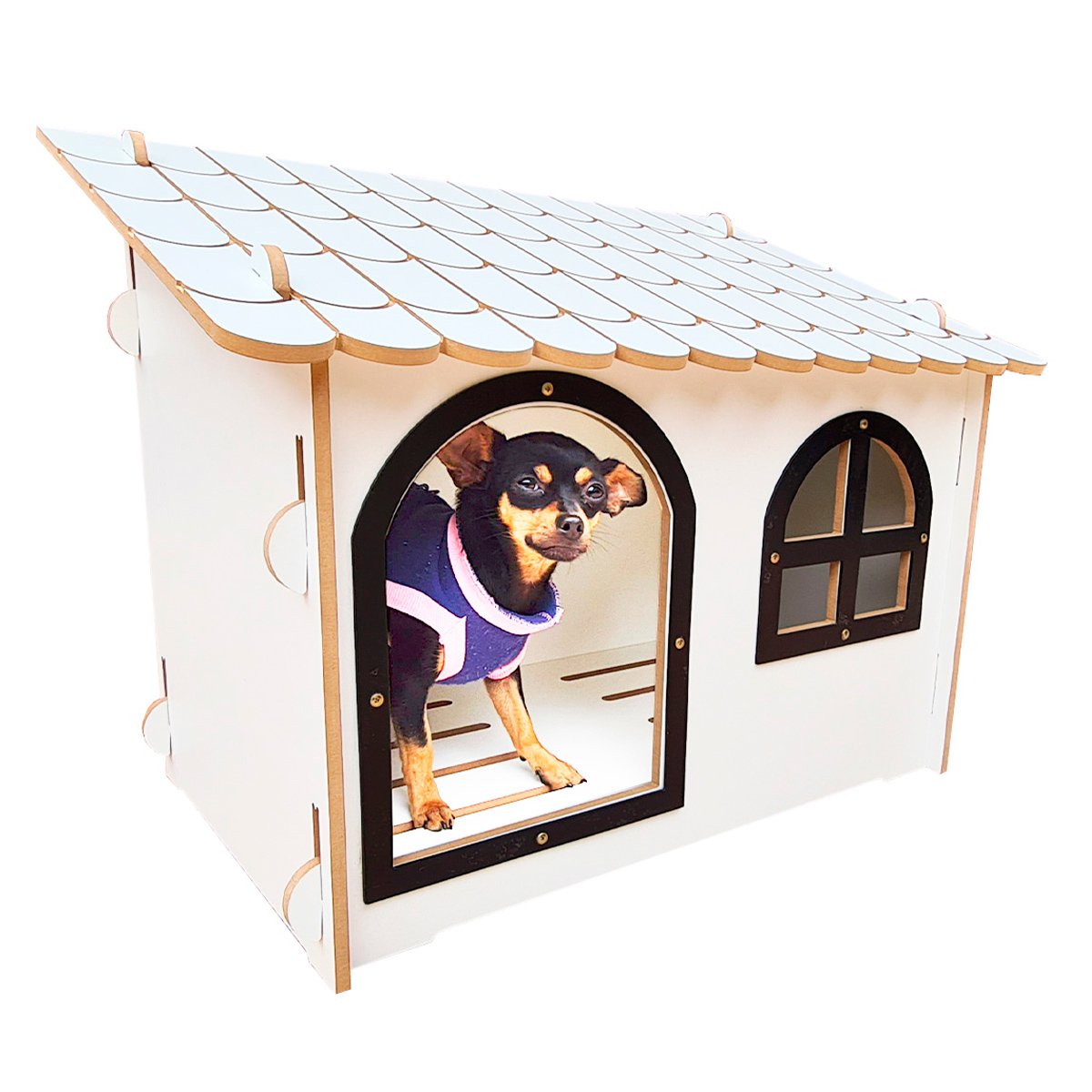 Casa De Luxo Para Cães De Pequeno Porte Chocmaster