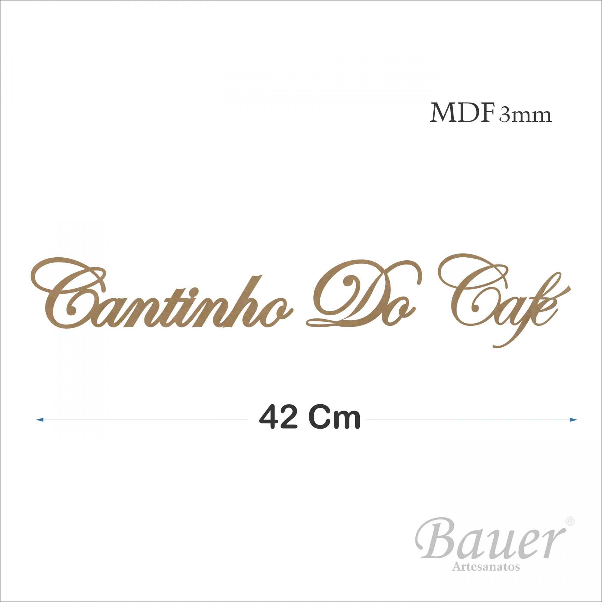 Cantinho Do Café Cursivo 42 cm