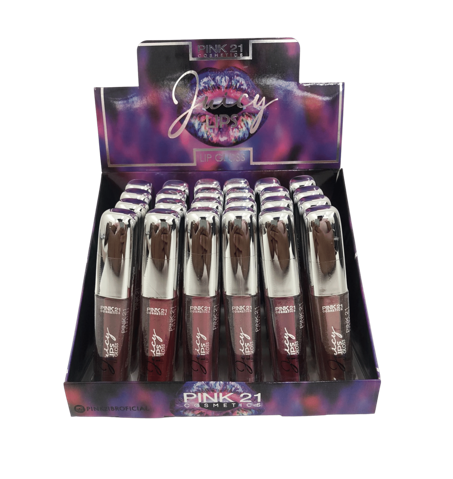 Batom Juicy Lips - Pink 21 Box B - Box com 24Un.(CS2743B)