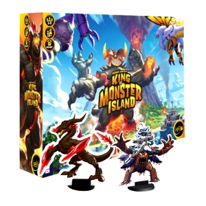 King of Monster Island + 2 Monstros Brinde