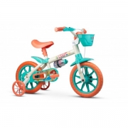 Bicicleta Nathor Infantil Feminina Aro 12 - Sea