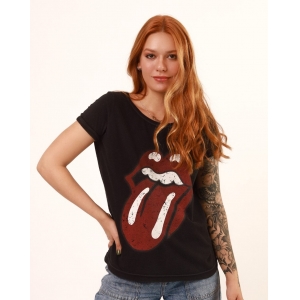 T-Shirt Rolling Stones Gola Canoa