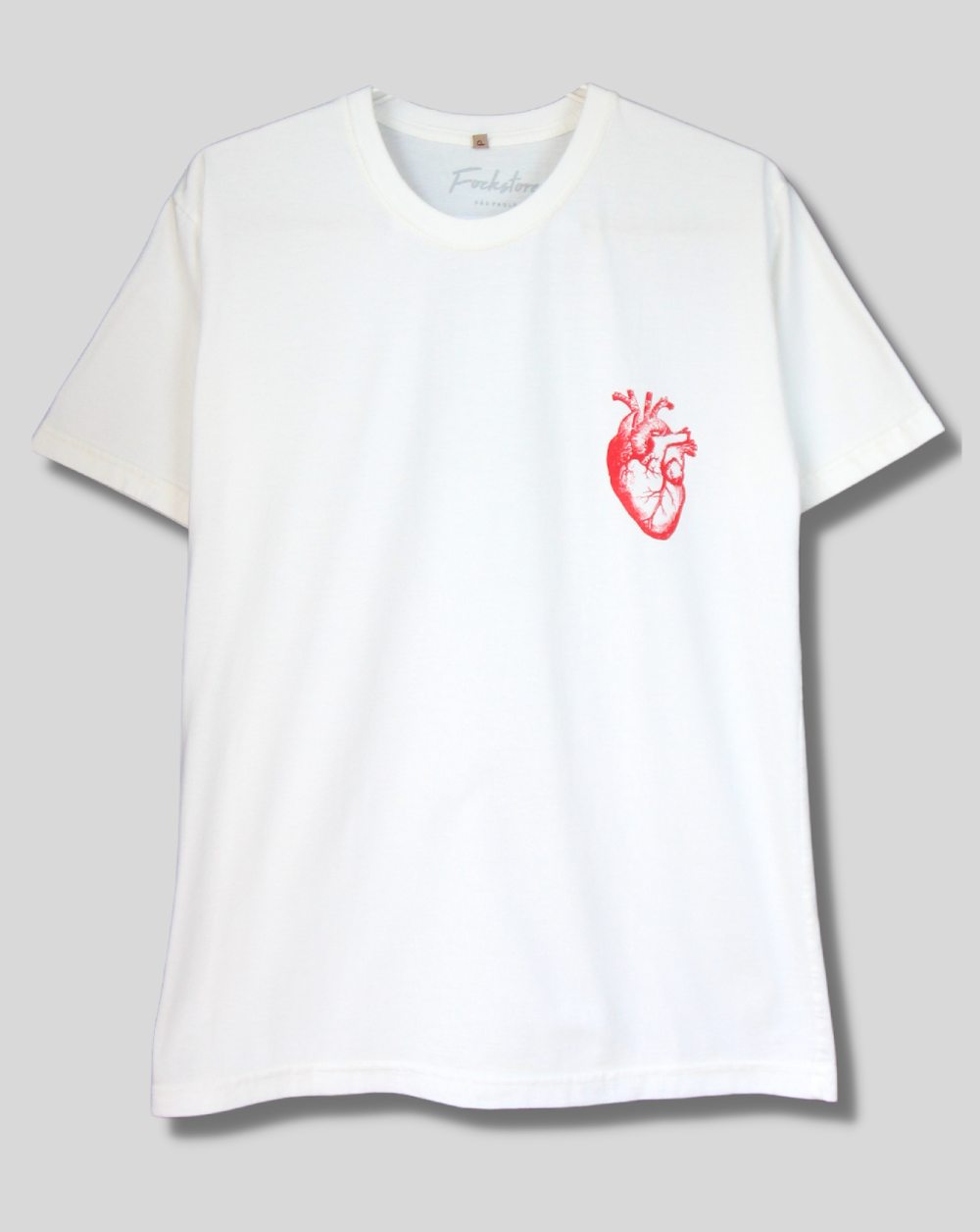 Camiseta Coração Branco
