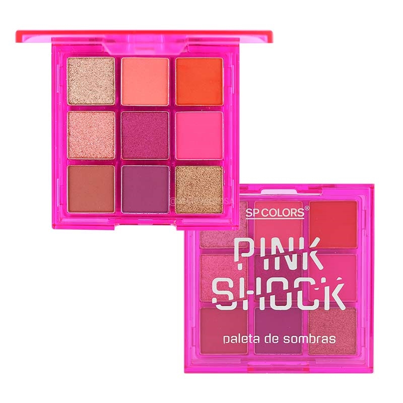 Paleta de Sombras Pink Shock SP Colors
