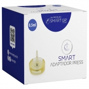 Caixa Com 10 Adaptadores  0,5ml Descartável Para Caneta Smart Press XS - Smart Gr