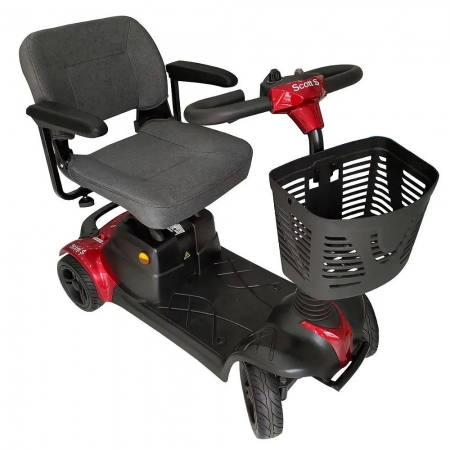 Cadeira Motorizada Scooter Elétrica Até 136Kg Scott S Vermelha - Ottobock