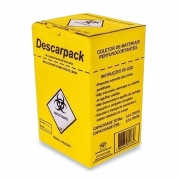 Caixa Coletor Perfurocortante  3 Litros - Descarpack