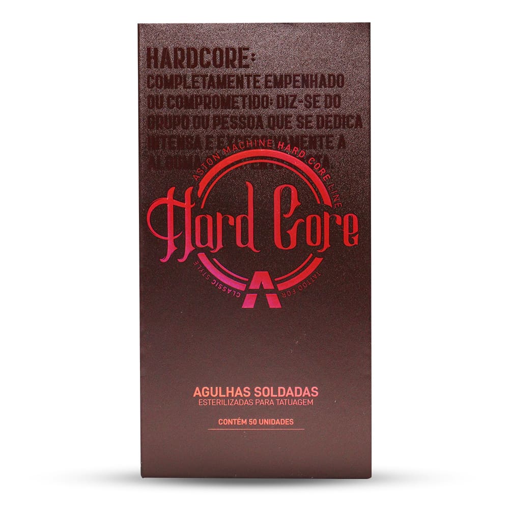 Agulhas Soldadas Hard Core 03RL 0,30mm Aston Caixa C/50