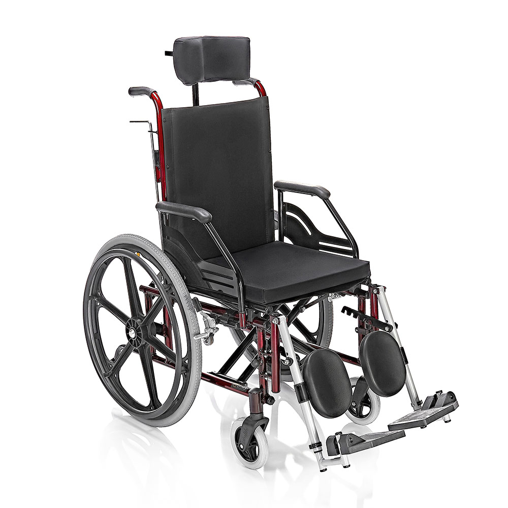 Cadeira de Rodas Confort Tetra Pneu Inflável - Prolife