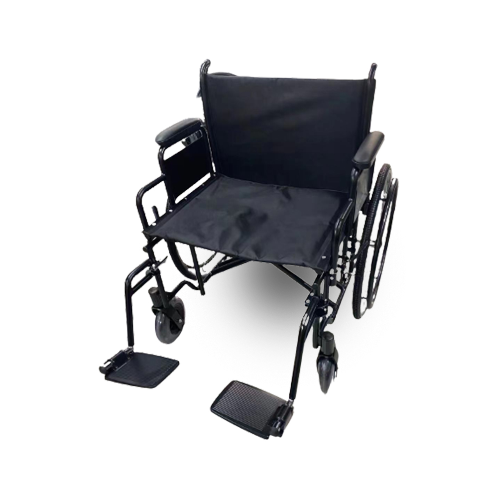 Cadeira De Rodas Dobrável até 180Kg Obeso Modelo D500 - Dellamed