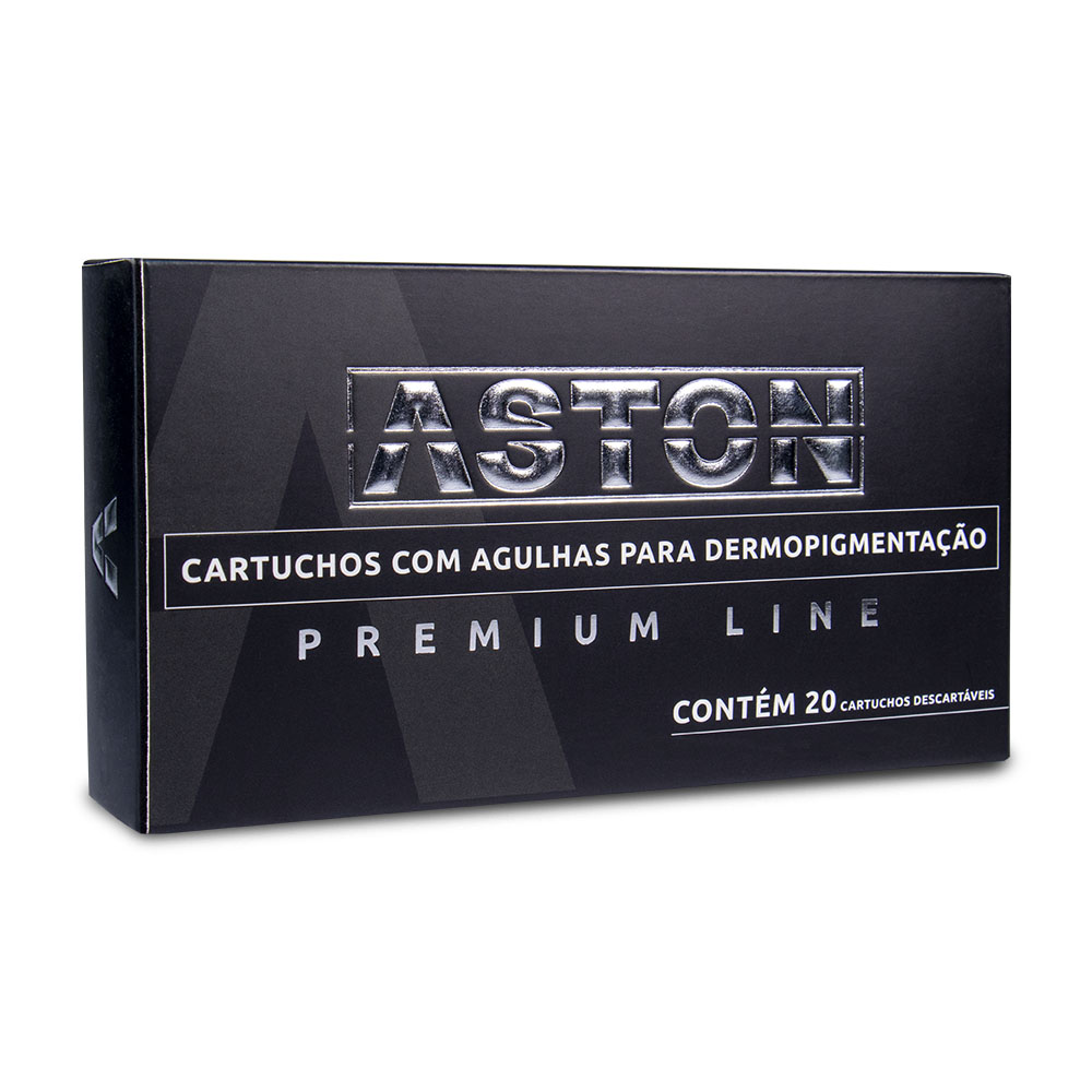Cartuchos Premium RL Para Tatuagem Caixa Com 20 Unidades - Aston