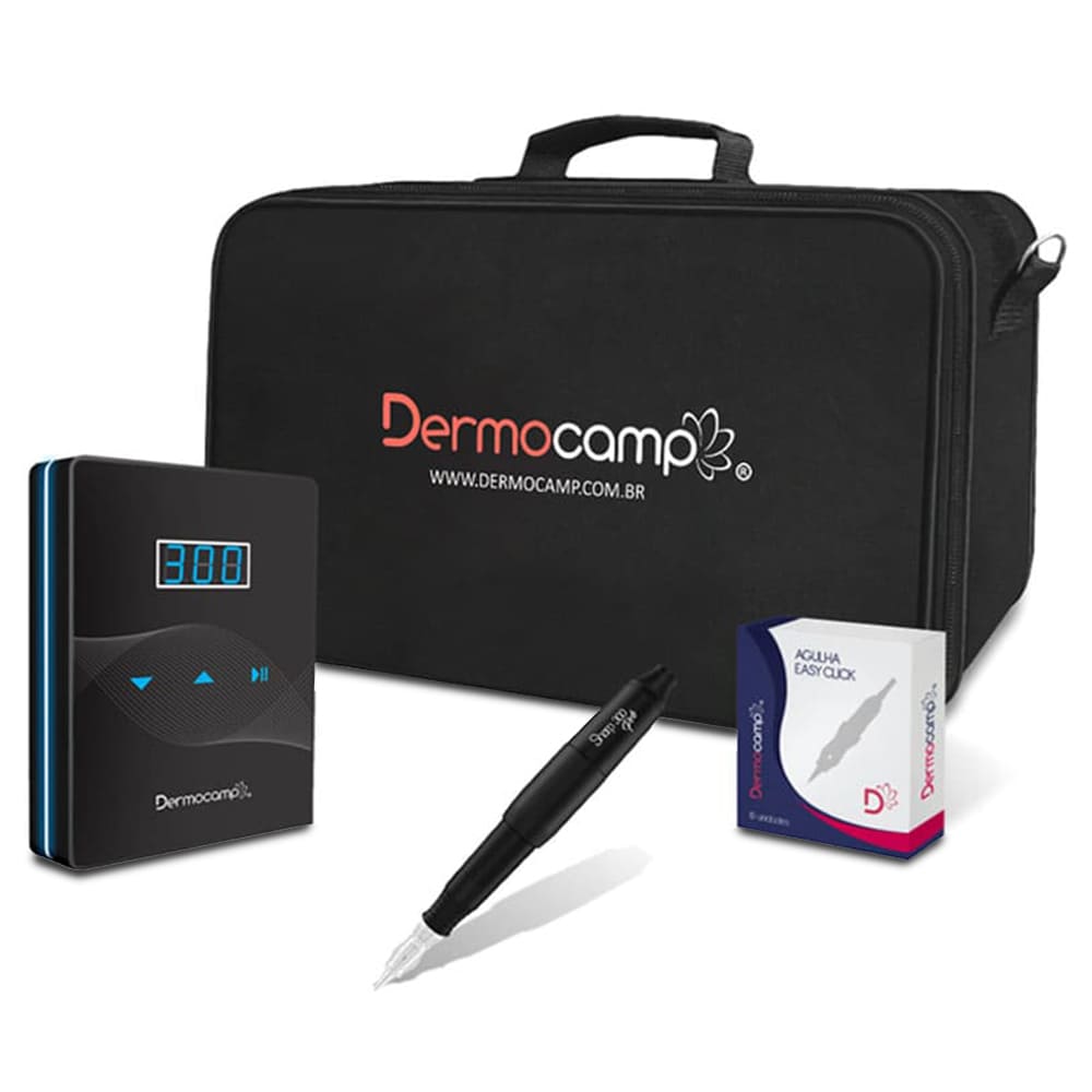 Combo Controle Slim Dark + Dermografo Sharp 300 Pro Preto