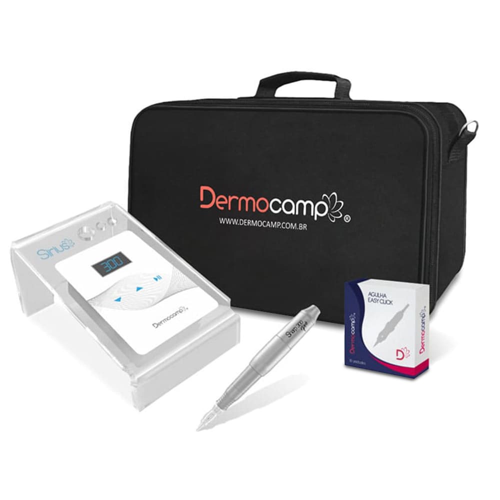 Combo Dermografo Sharp 300 Pro + Controle Digital Sirius White