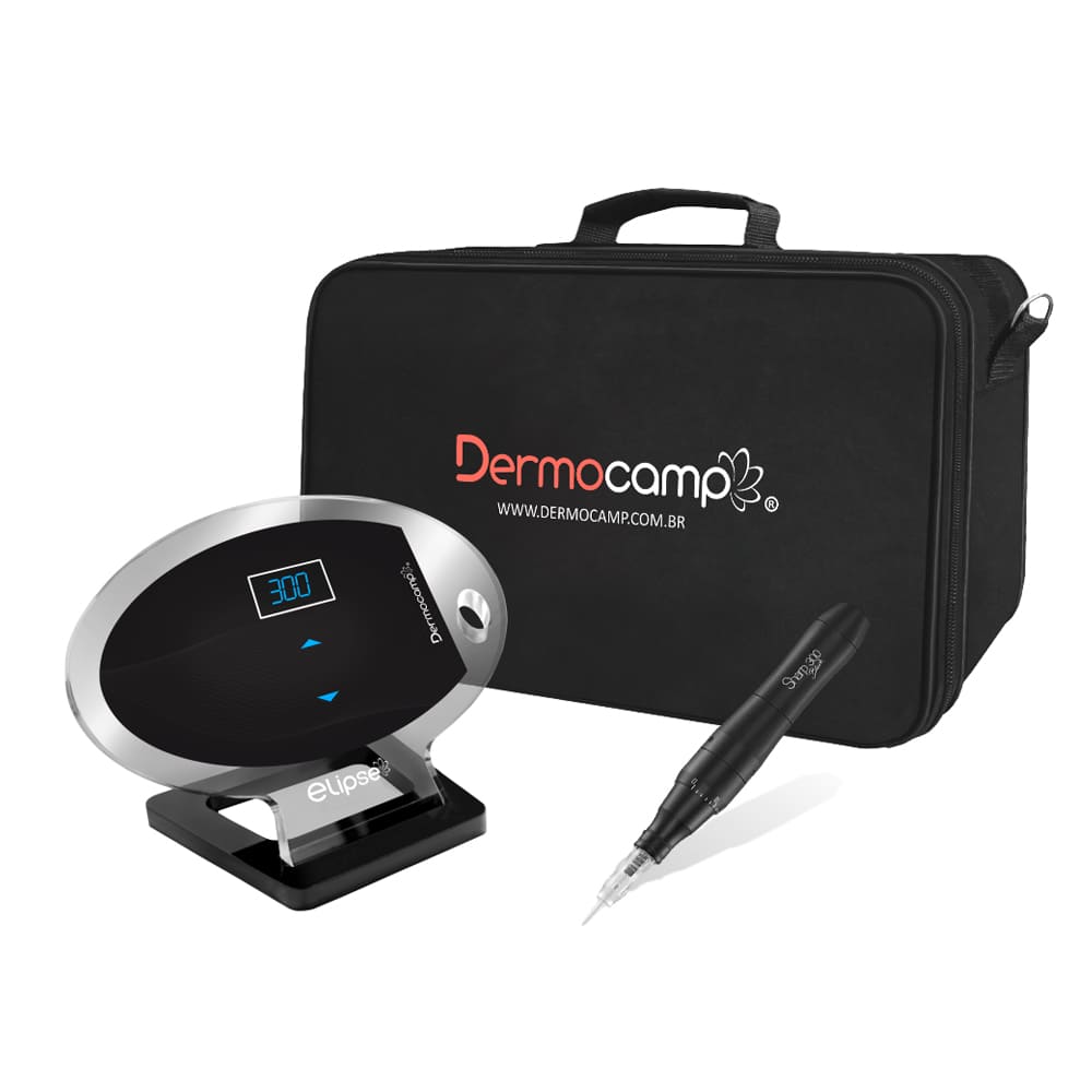 Conjunto Controle Digital Elipse + Dermografo Sharp 300 Black Dermocamp