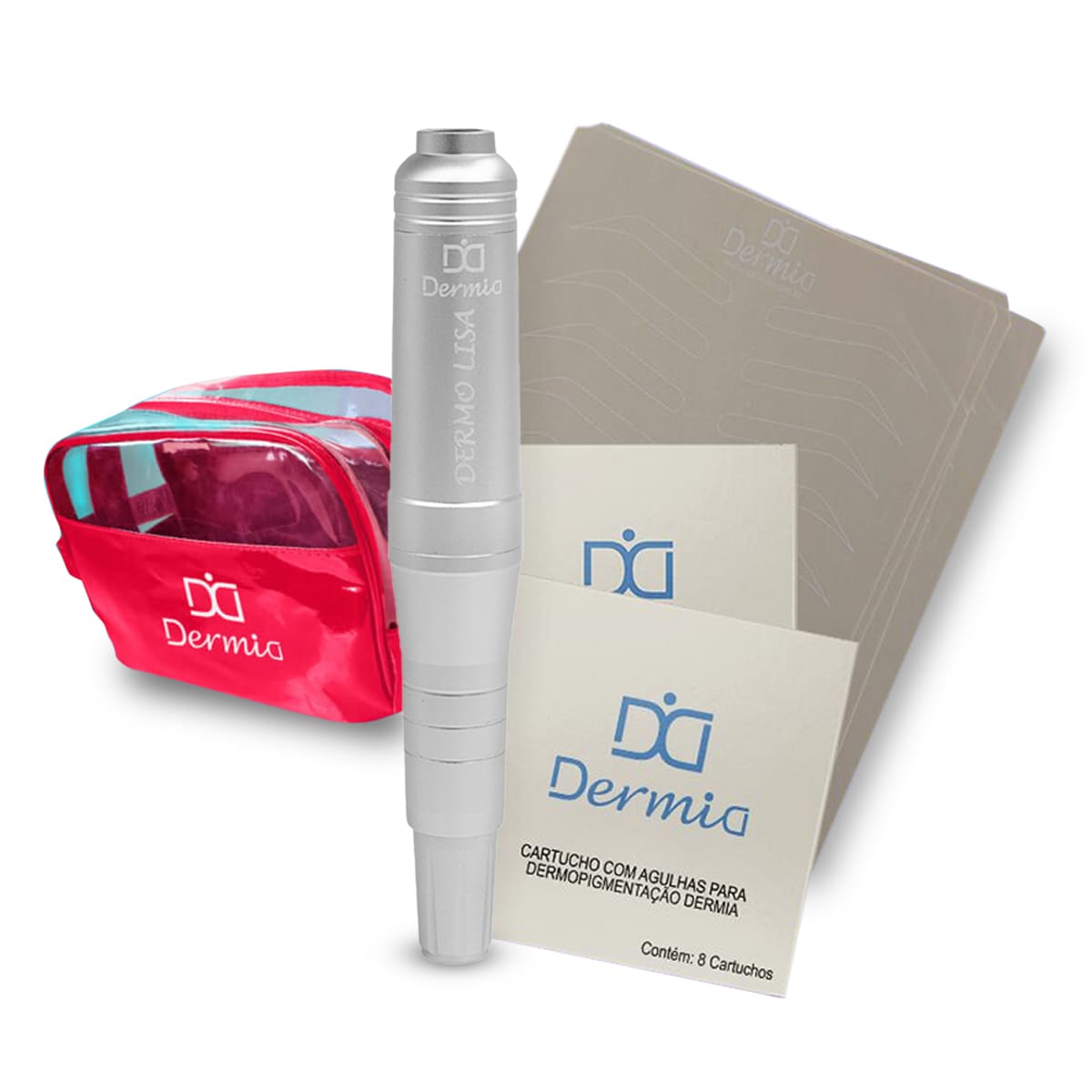 Dermografo Dermo Lisa Dermia + Controle Digital Para Micropigmentacao