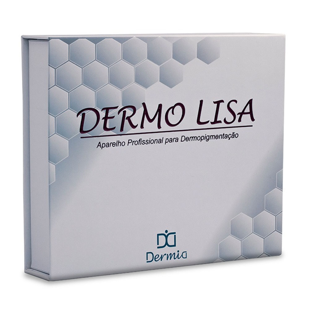 Dermografo Dermo Lisa Rose Dérmia + Controle Digital Para Micropigmentação - Dermia.