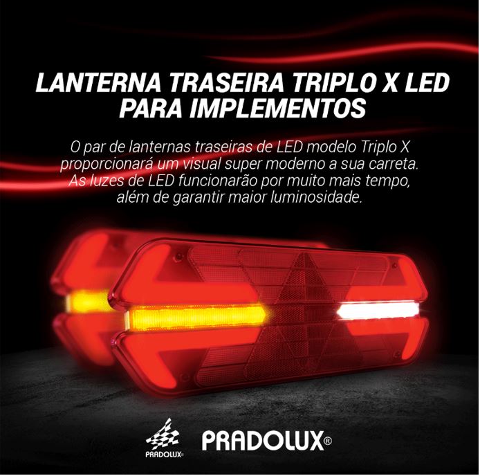 LANTERNA TRASEIRA TRIPLO X 24V LED LE/LD  (PAR)