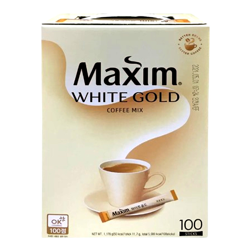 CAFÉ INSTANTÂNEO MAXIM WHITE GOLD 1,2KG
