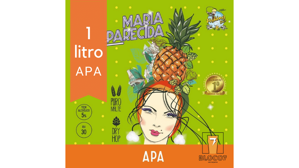 Chope APA - Maria APArecida, Growler 1 Litro