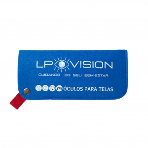 Estojo Para Óculos LP Vision V2 - Azul