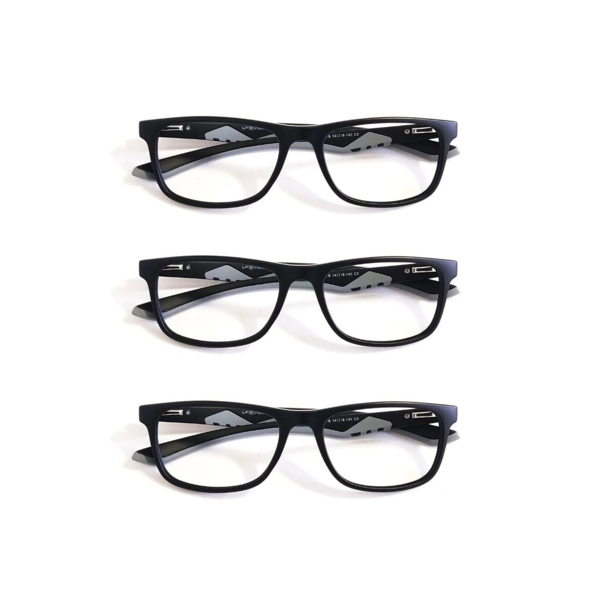 Kit Com 3 Óculos Para Telas - Gamer V2 Cinza