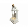 Presépio Sagrada Família 20,0 cm, com luz, cerâmica, importado