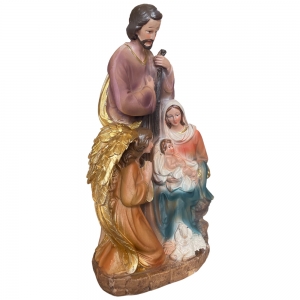 Presépio Sagrada Família 22,5cm, 1 peça, resina importada