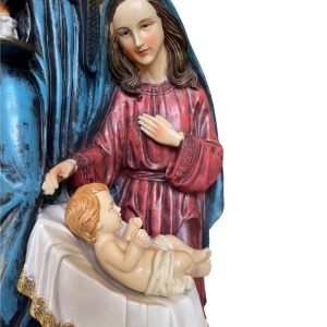 Presépio Sagrada Família 38,5 cm, 2 peças, resina importada