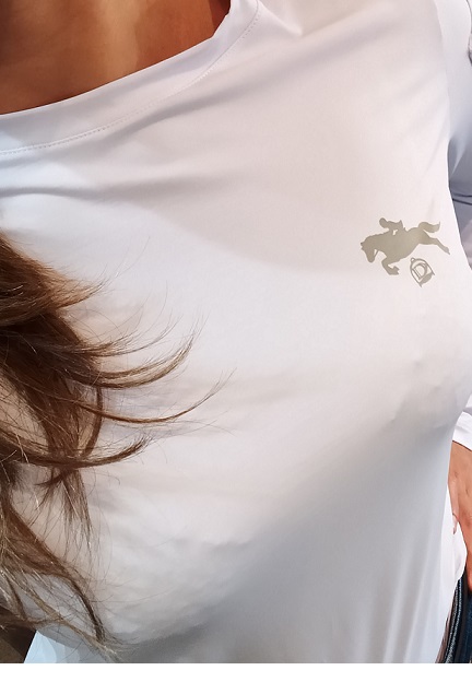 Camisa ML UV botões branca