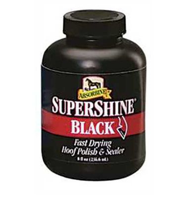 SuperShine Hoof Polish and Sealer 236ml Absorbine - Black