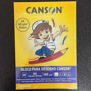 Bloco Canson 140g - Branco