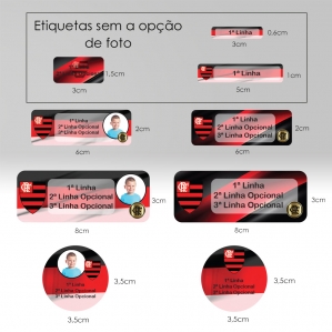 Etiqueta Escolar - Flamengo Especial
