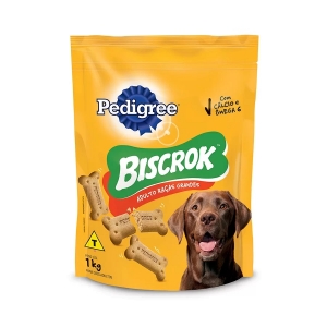 Biscoito Pedigree Biscrok Maxi para Cães Adultos de Raças Grandes