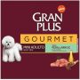 Gran Plus Gourmet Ração para Cães Adultos de Porte Mini Sabor Peru e Arroz