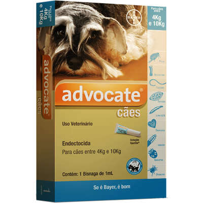 Advocate Antipulgas para Cães entre 4 e 10 kg 1,0 ml