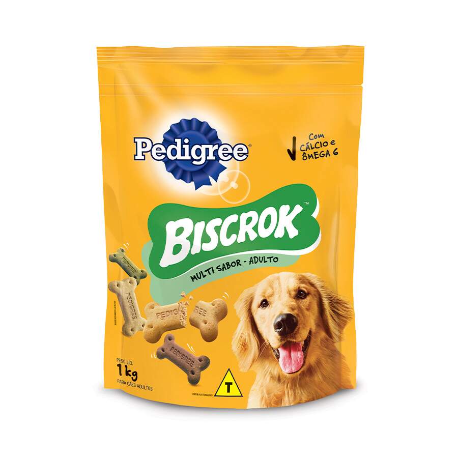 Biscoito Pedigree Biscrock Multi para Cães Adultos